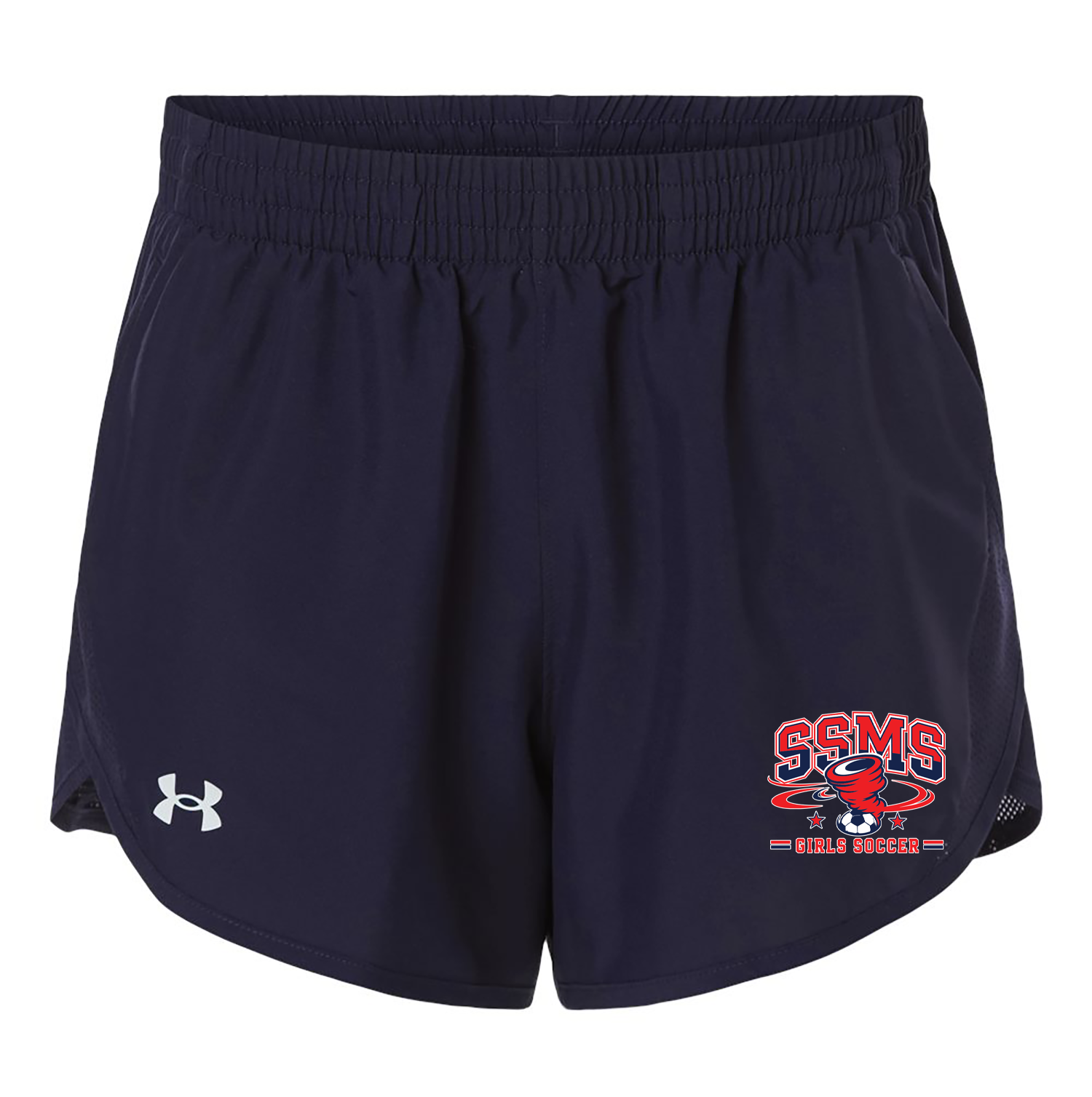 SSMS GIRLS SOCCER Womens Under Armour Fly-By Unlined 3" Short