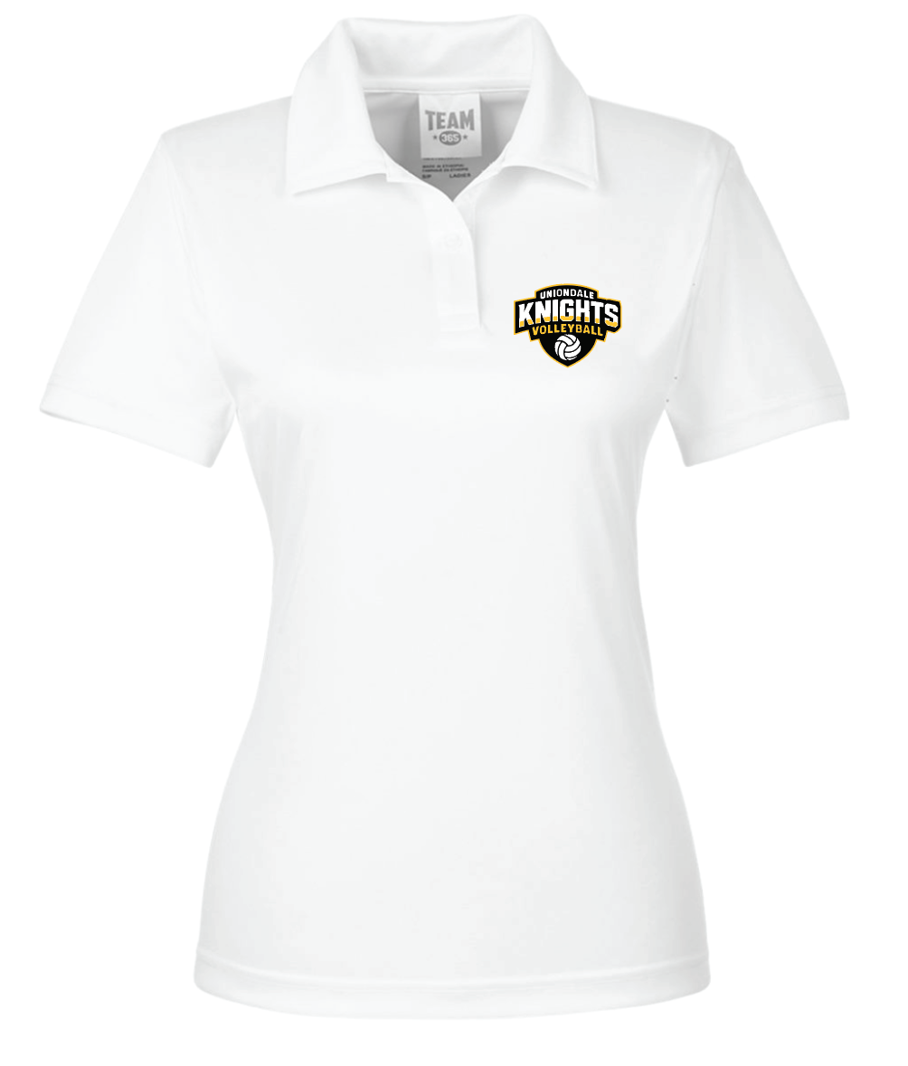 Uniondale Volleyball Embroidered shield Women's Polo Shirt