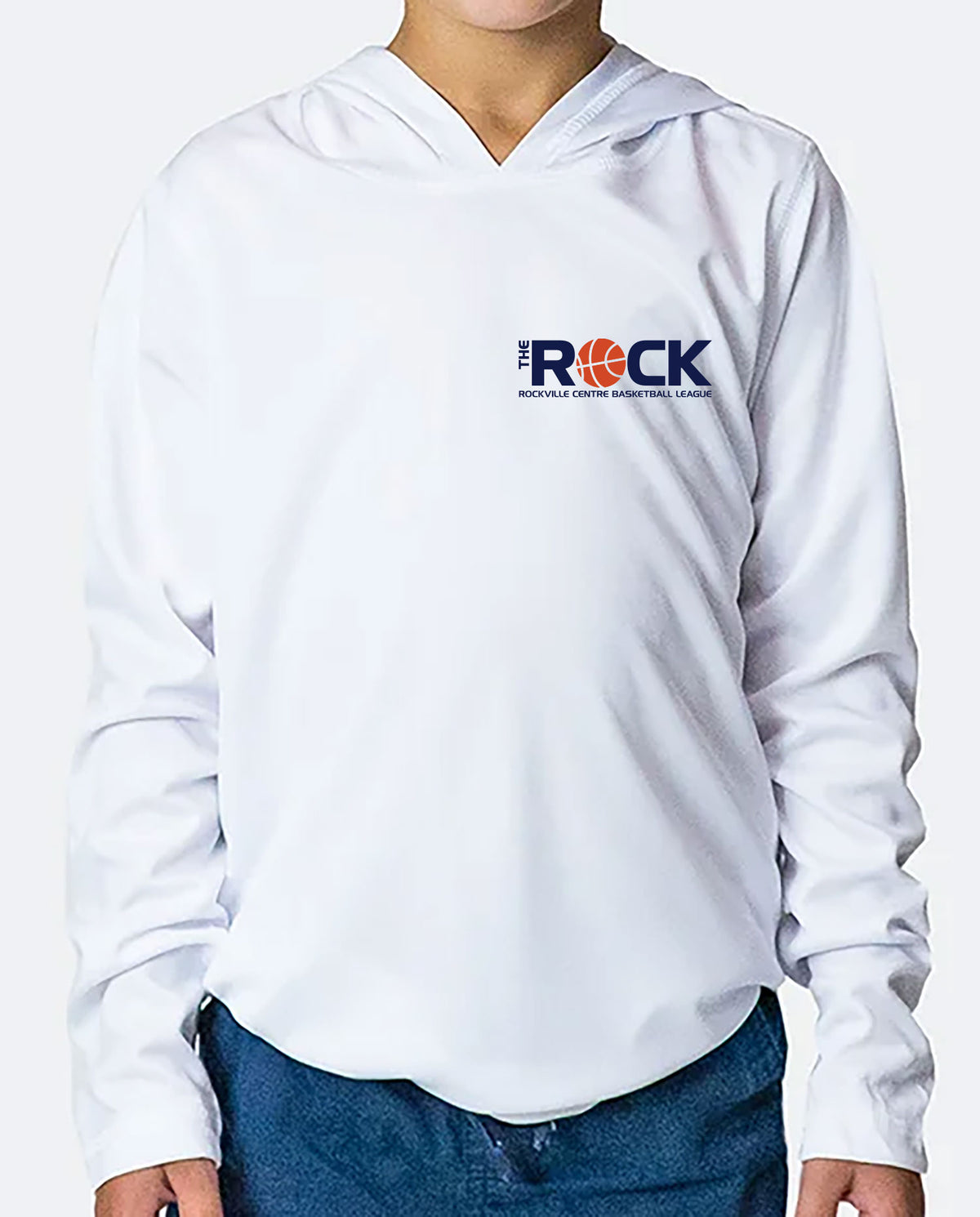 Rockville Centre Basketball League LUPF 50+ Performance Youth Hoodie H980