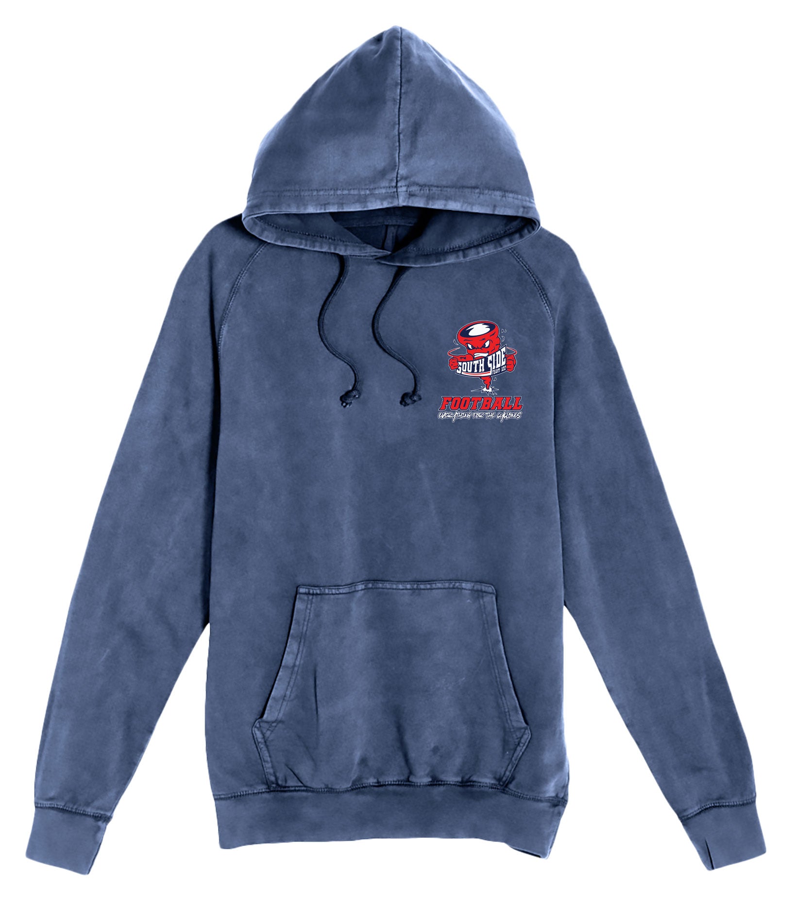 South Side High School Football Team 100 Vintage Raglan Hoodie