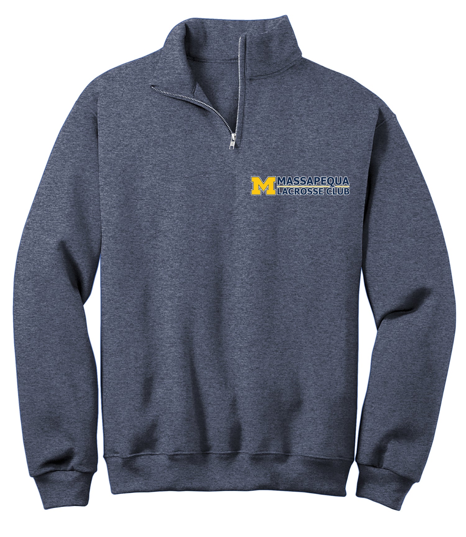 Massapequa Lacrosse Club 1/4-Zip Cadet Collar Sweatshirt