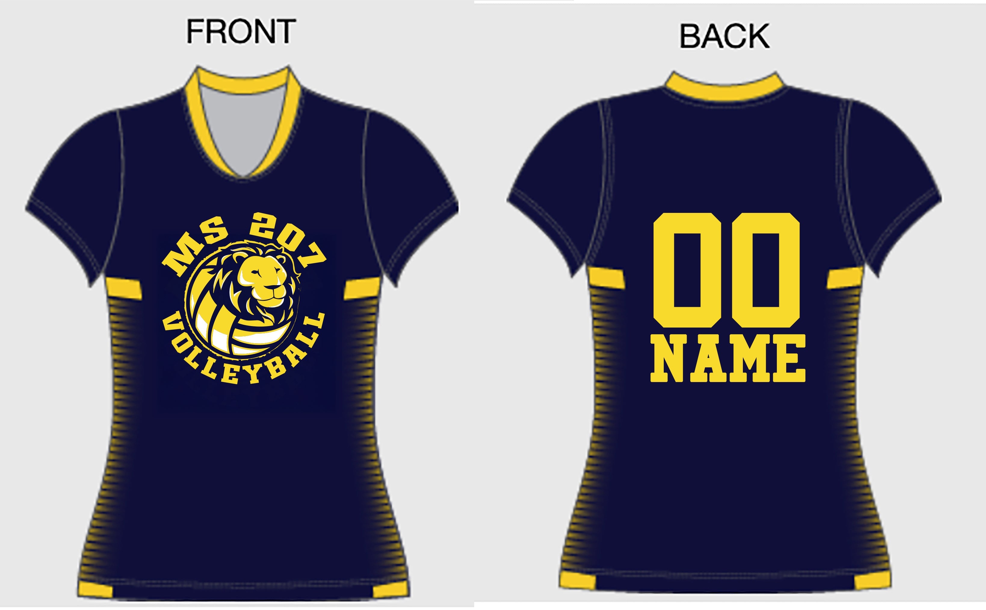 **REQUIRED** MS 207 Volleyball Jersey