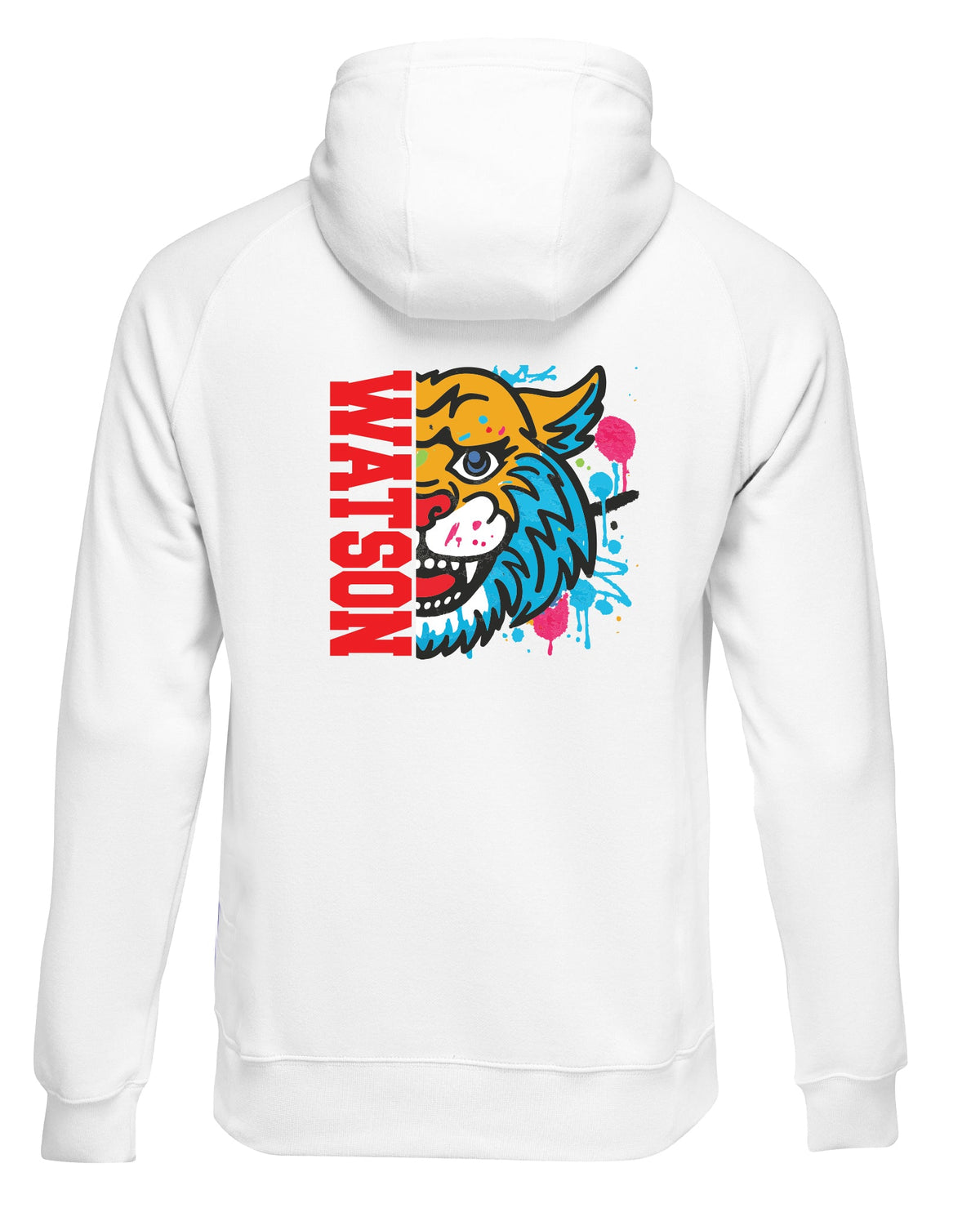WATSON ELEMENTARY WILDCATS Color Splash Hoodie