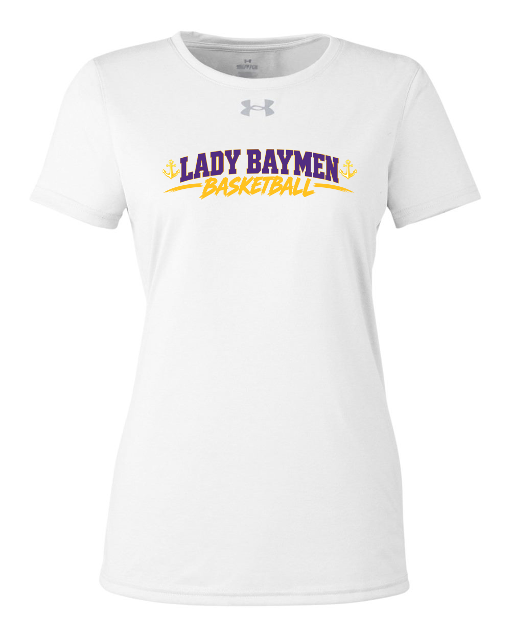 Oyster Bay Ladies Basketball UNDER AMOUR Short Sleeve women's short sleeve T-shirt 1376847