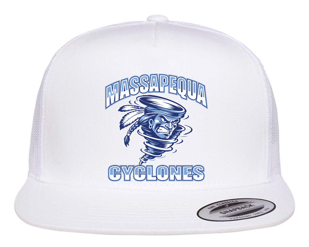 Massapequa Cyclones 5 EMBROIDERED Panel Hat