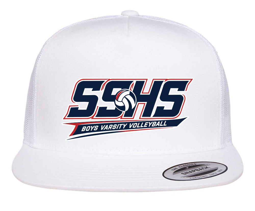 SSHS BOYS VARSITY VOLLEYBALL PRINTED SNAP BACK TRUCKER HAT
