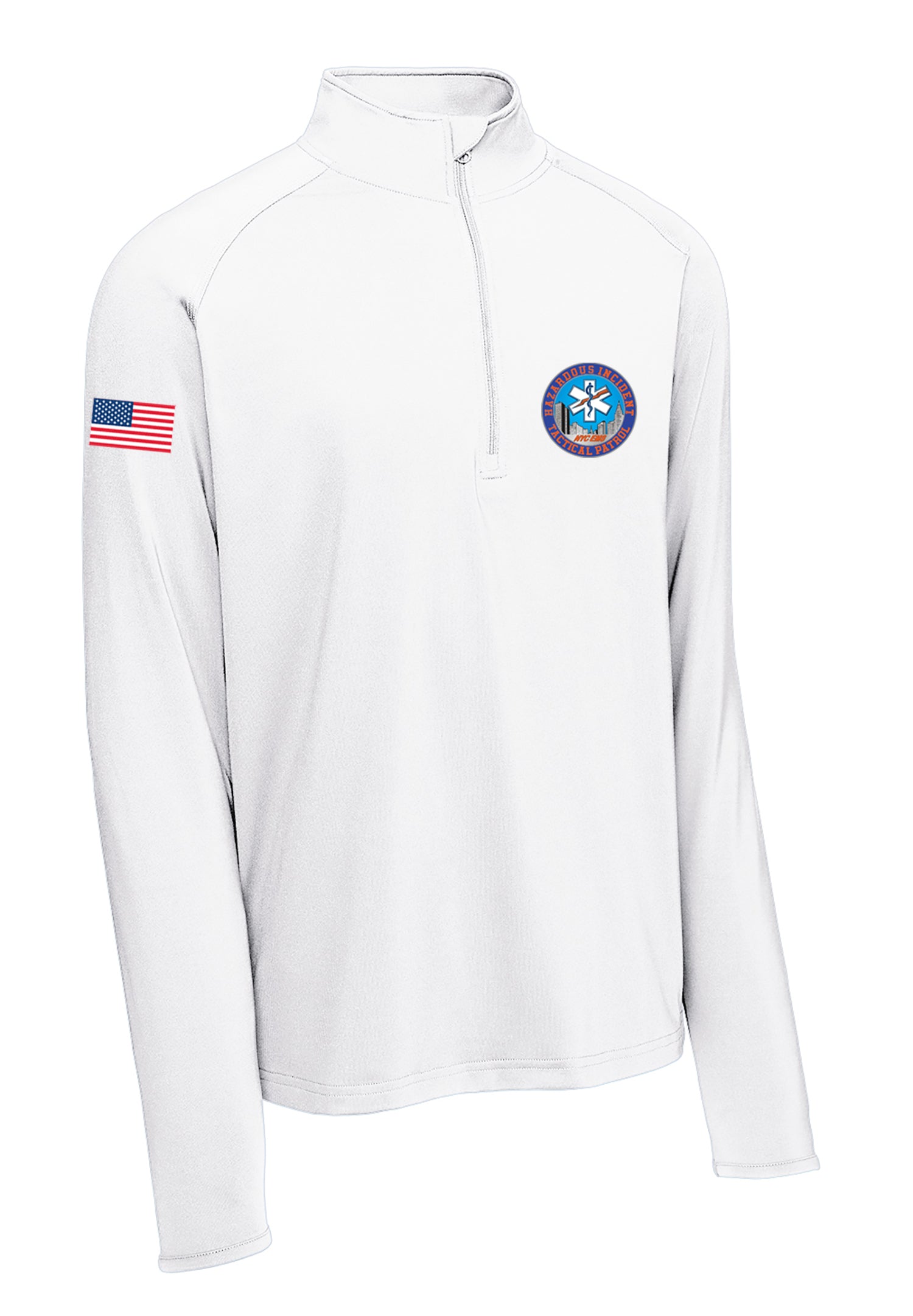 NYC HAZARD INCIDENT TACTICAL PATROL Embroidered 1/4 Zip