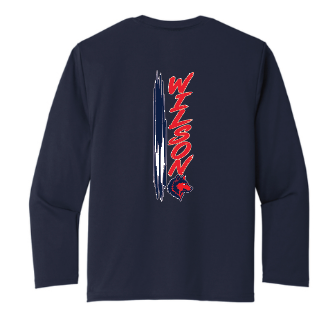 WILSON Wolf Youth long Performance sleeve T-shirt