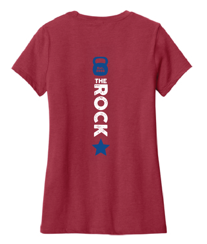 Crossfit the Rock Ladies SS T-shirts