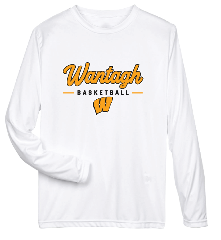 WANTAGH BASKETBALL PERFORMANCE LONG SLEEVE SHIRT TT11L /YL