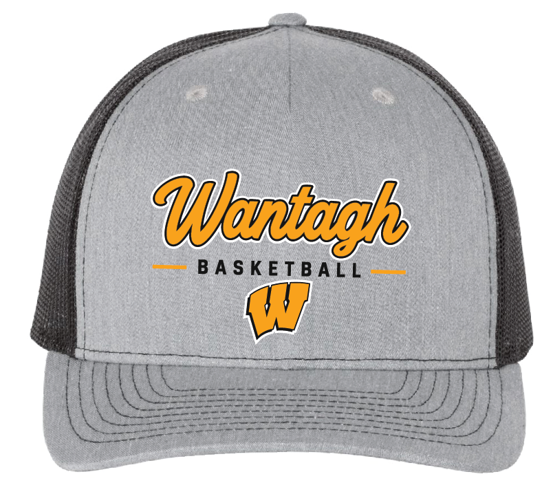 WANTAGH BASKETBALL PRINTED TRUCKER HAT 112FP
