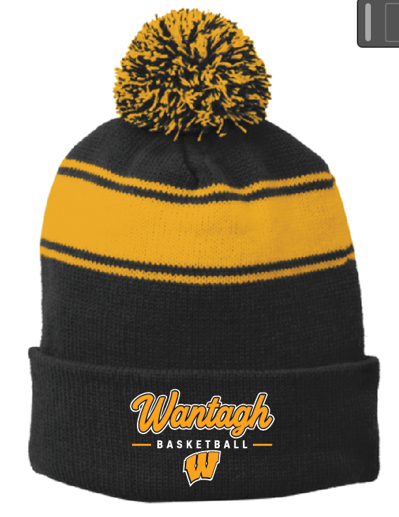 WANTAGH BASKETBALL Pom Pom Beanie STC28