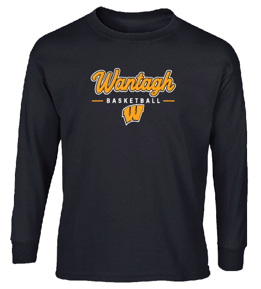 WANTAGH BASKETBALL Long Sleeve T-shirt 5400/B