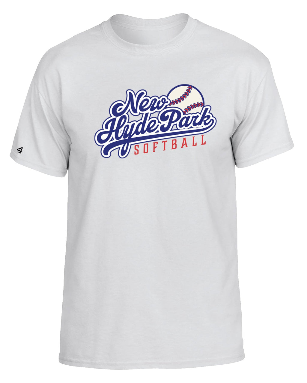 New Hyde Park Softball  Diamond Team Spirit Short Sleeve Cotton Tee