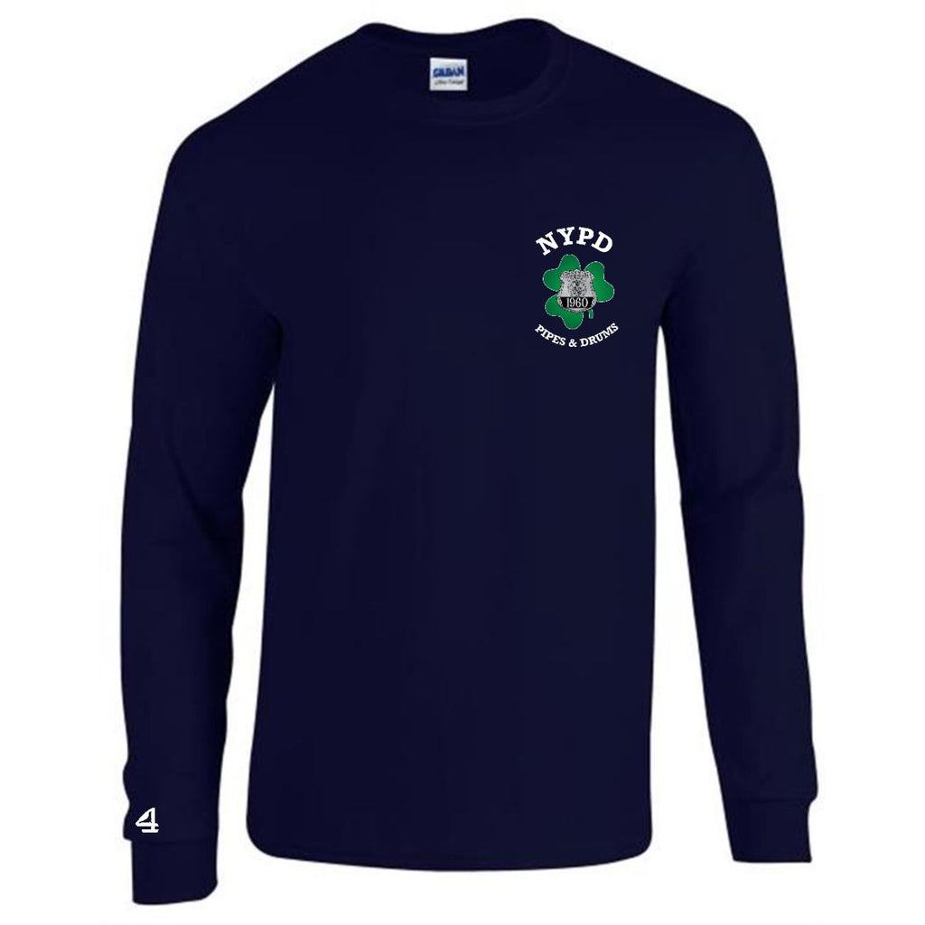 NYPD PIPES AND DRUMS Long Sleeve shirt