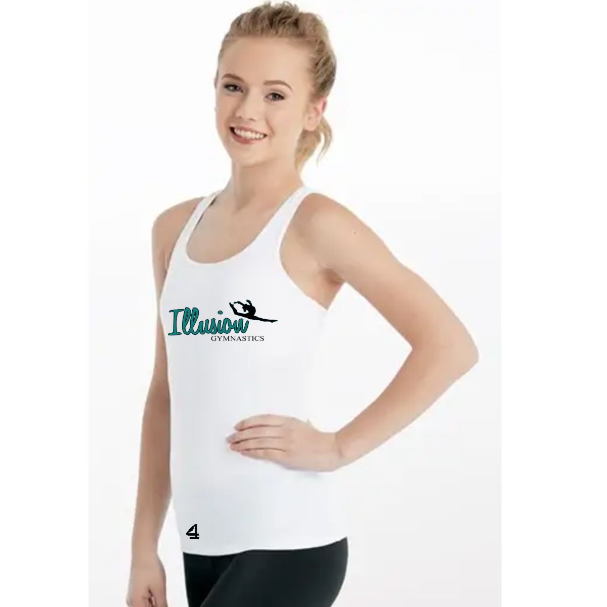 Illusion Gymnastics Youth Racerback Tank Top