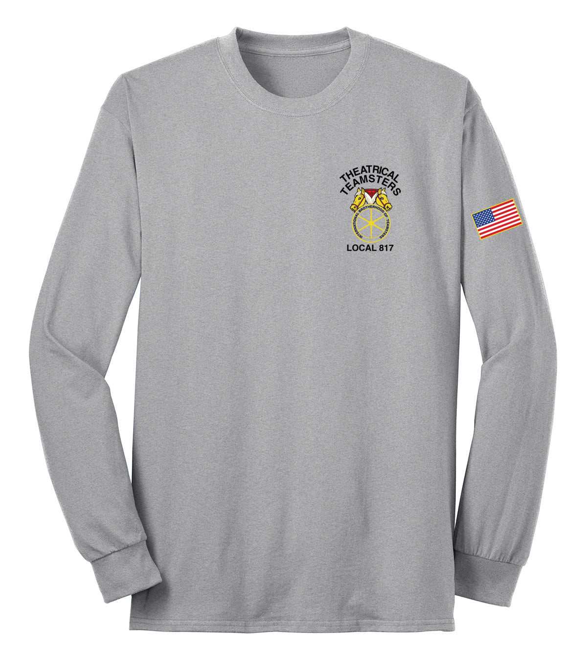 THEATRICAL TEAMSTERS LARGE & TALL LONG SLEEVE TEE