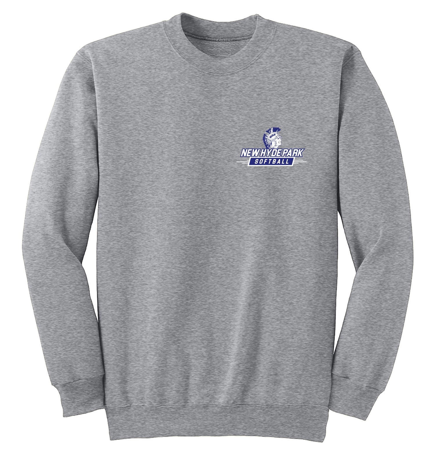 New Hyde Park Softball Diamond Crewneck Sweatshirt