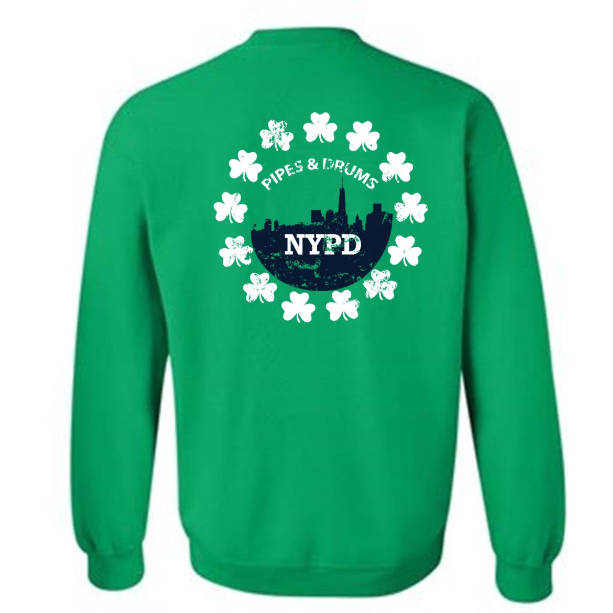 NYPD PIPES AND DRUMS Shield Crewneck