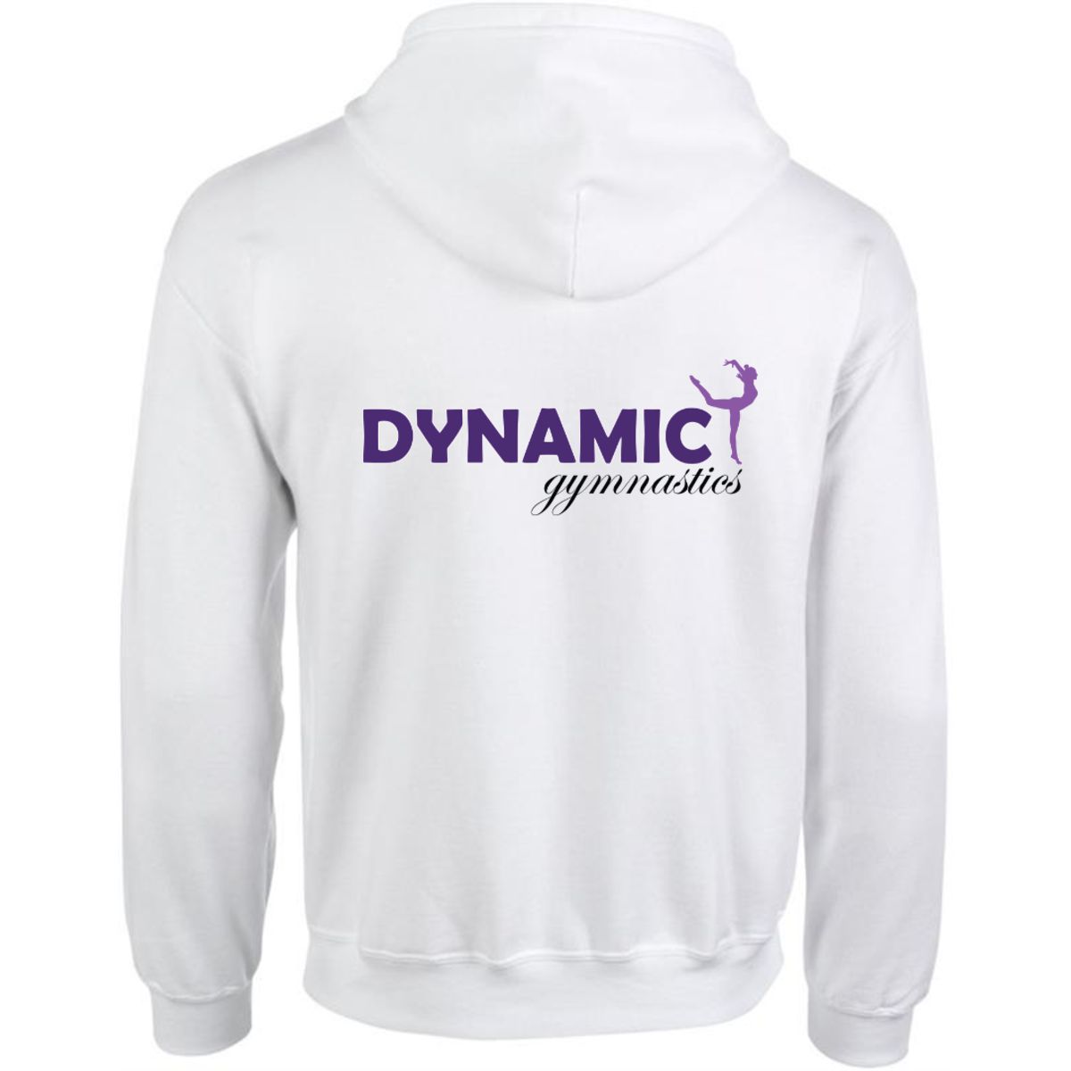 Dynamic Gymnastics ADULT SIZE Heavy Blend Full-Zip Hood