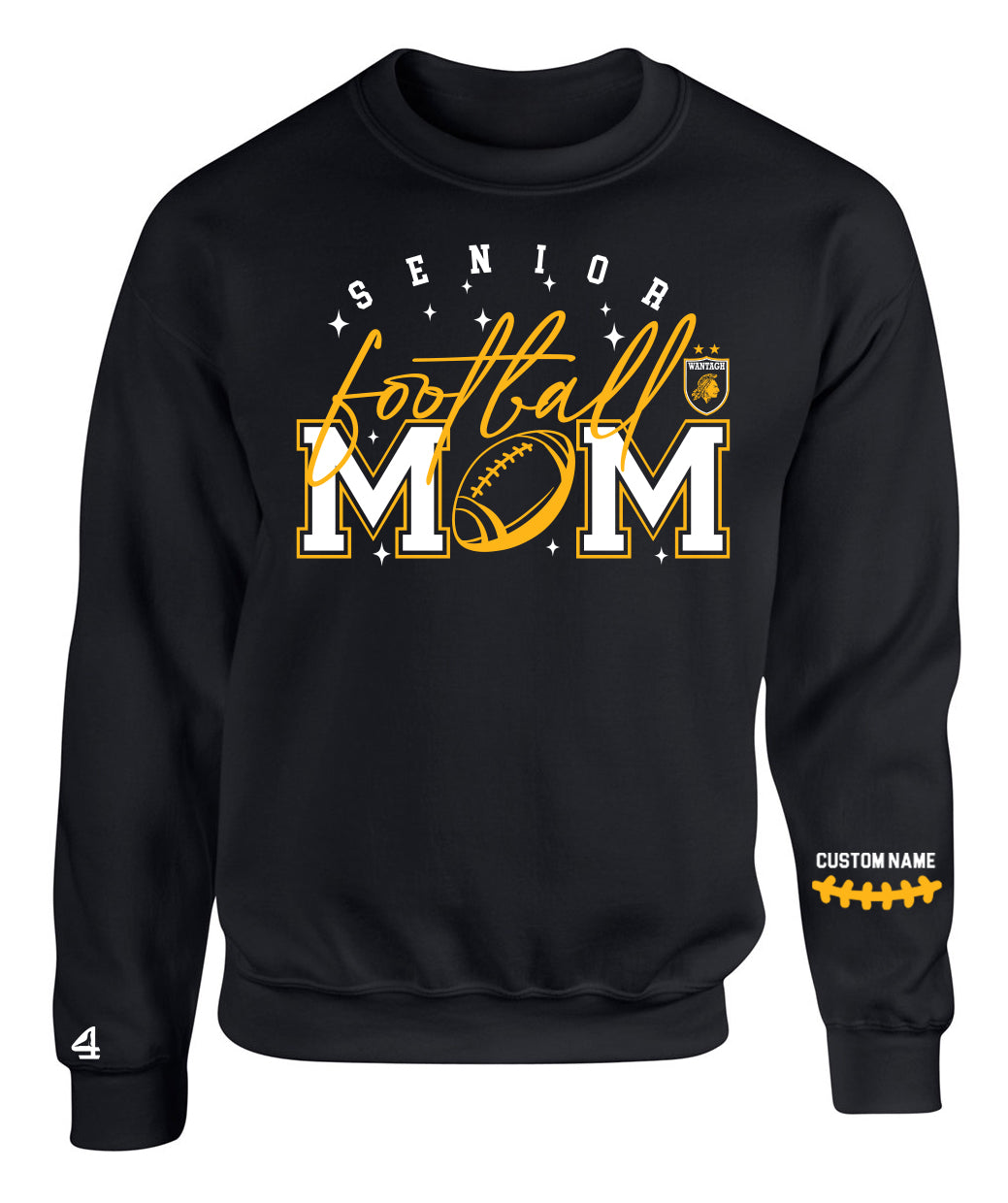 Wantagh Varsity Football Football mom Crewneck