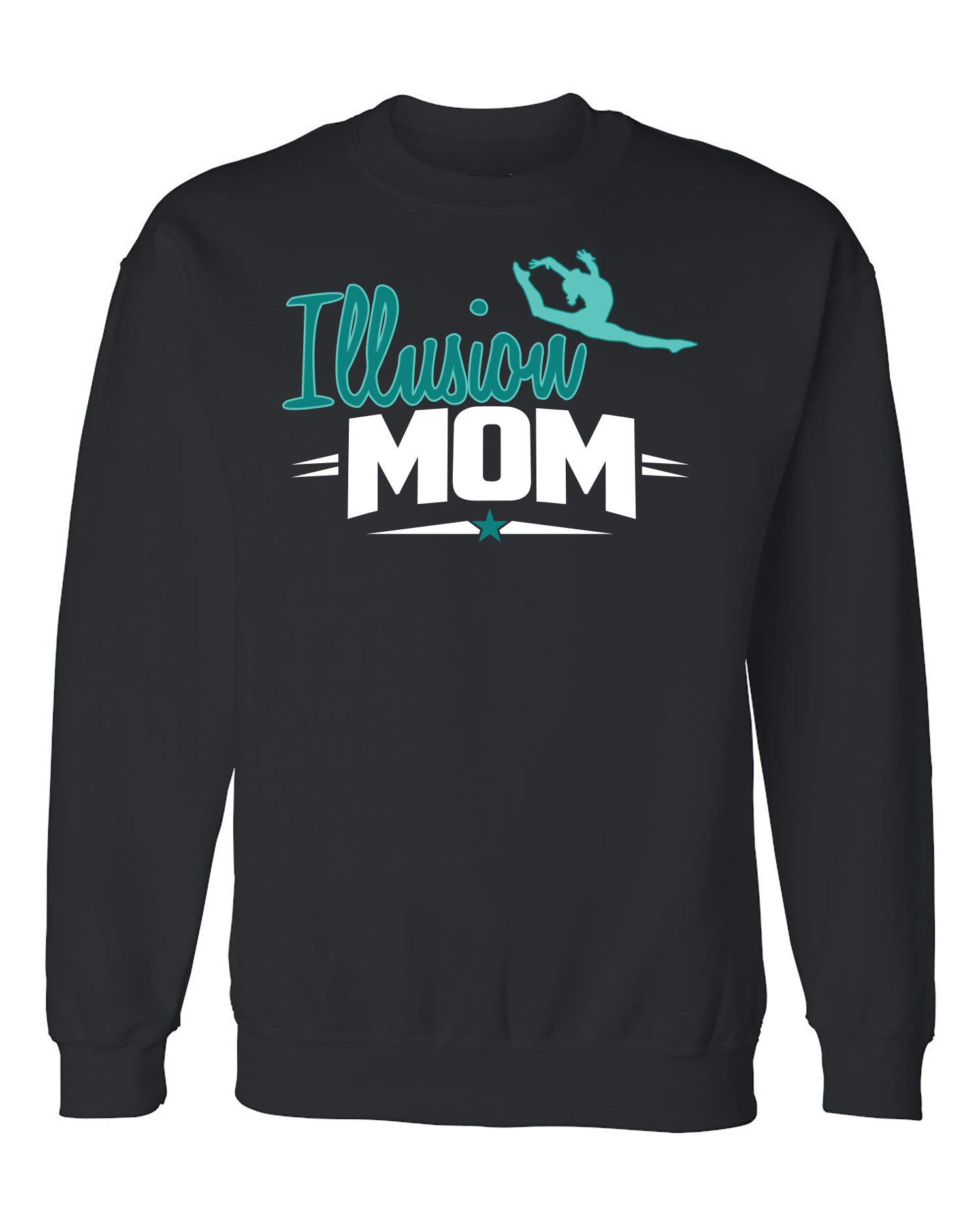 Illusion Gymnastics Mom Crewneck