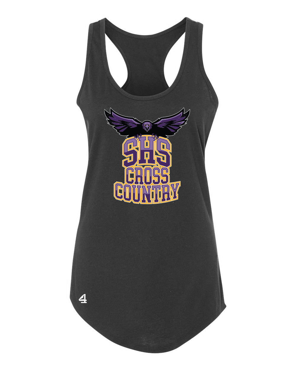 Sewanhaka Ravens Cross Country ladies Racerback Tank