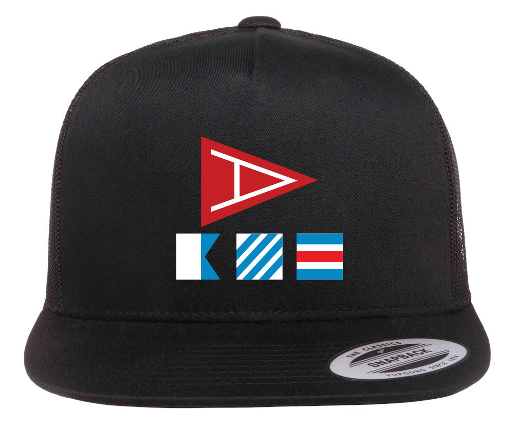 Amityville Yacht Club Flag Printed Trucker Cap