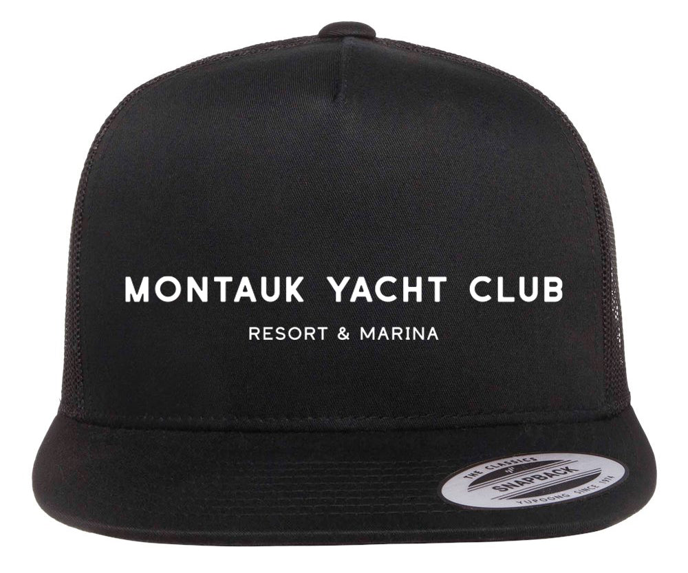 Montauk Yacht Club Printed Trucker Cap
