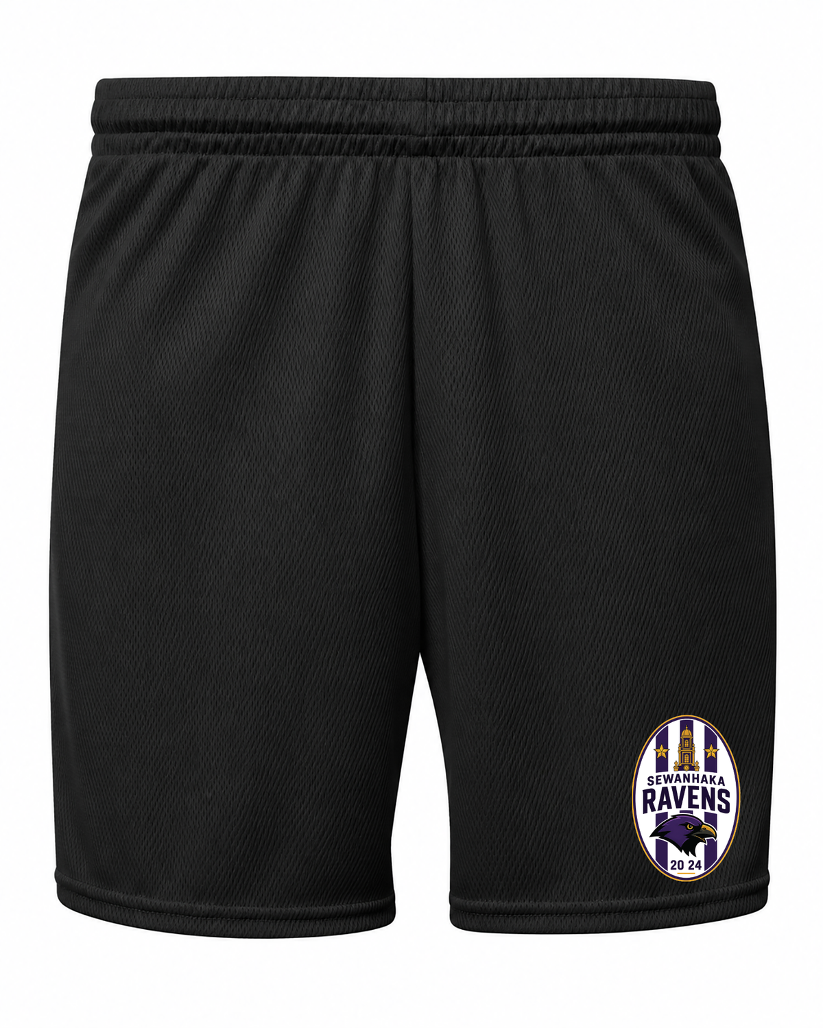 SEWANHAKA RAVENS BOYS SOCCER MESH SHORTS WITH POCKETS N5384