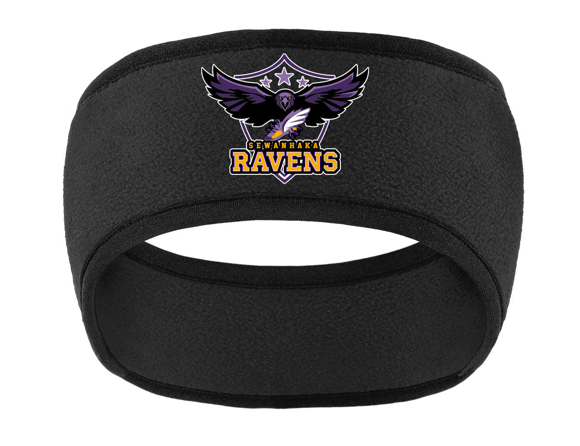 Sewanhaka Ravens Cross Country fleece headband