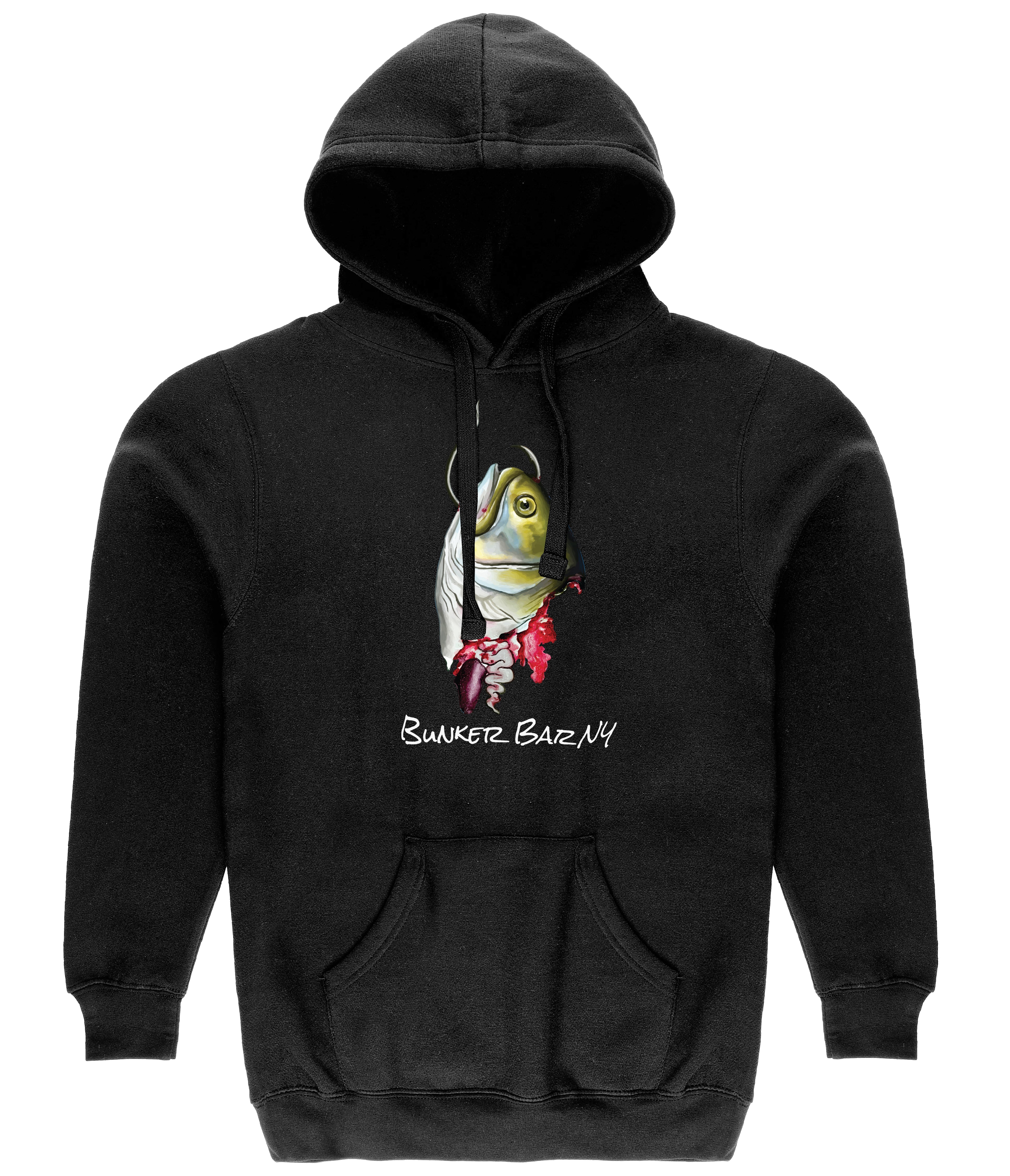 BUNKER BAR NY FISH HEAD HOODIE