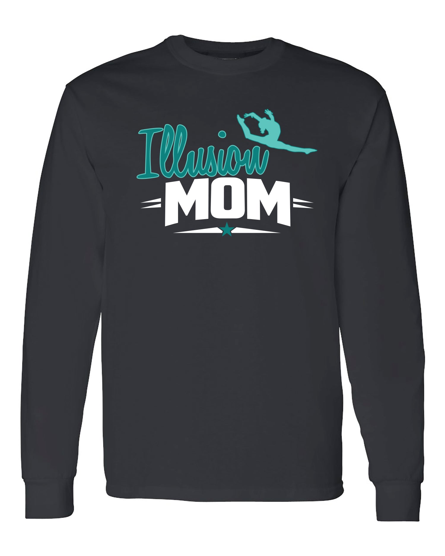 Illusion Gymnastics Mom Long Sleeve T-shirt