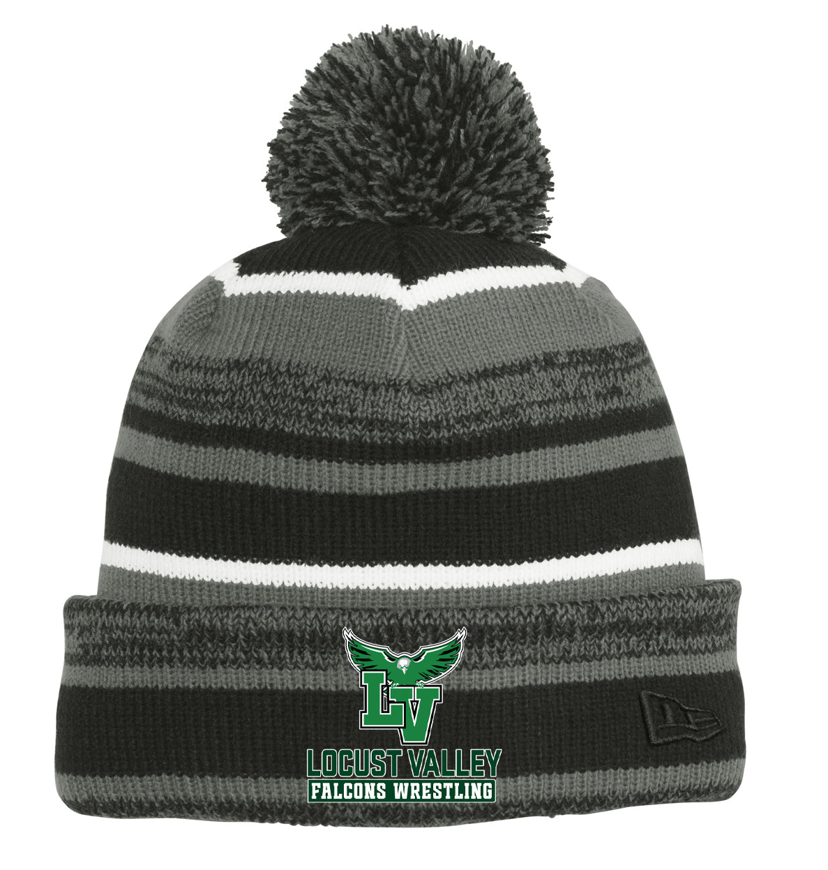 Locust Valley Falcons Wrestling Wrestling Pom Pom Hat