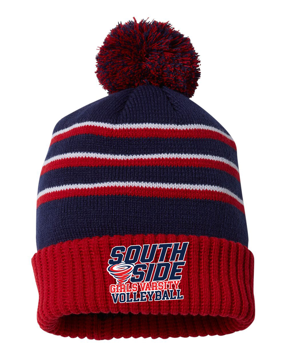 SOUTH SIDE GIRLS VARSITY VOLLEYBALL POM POM