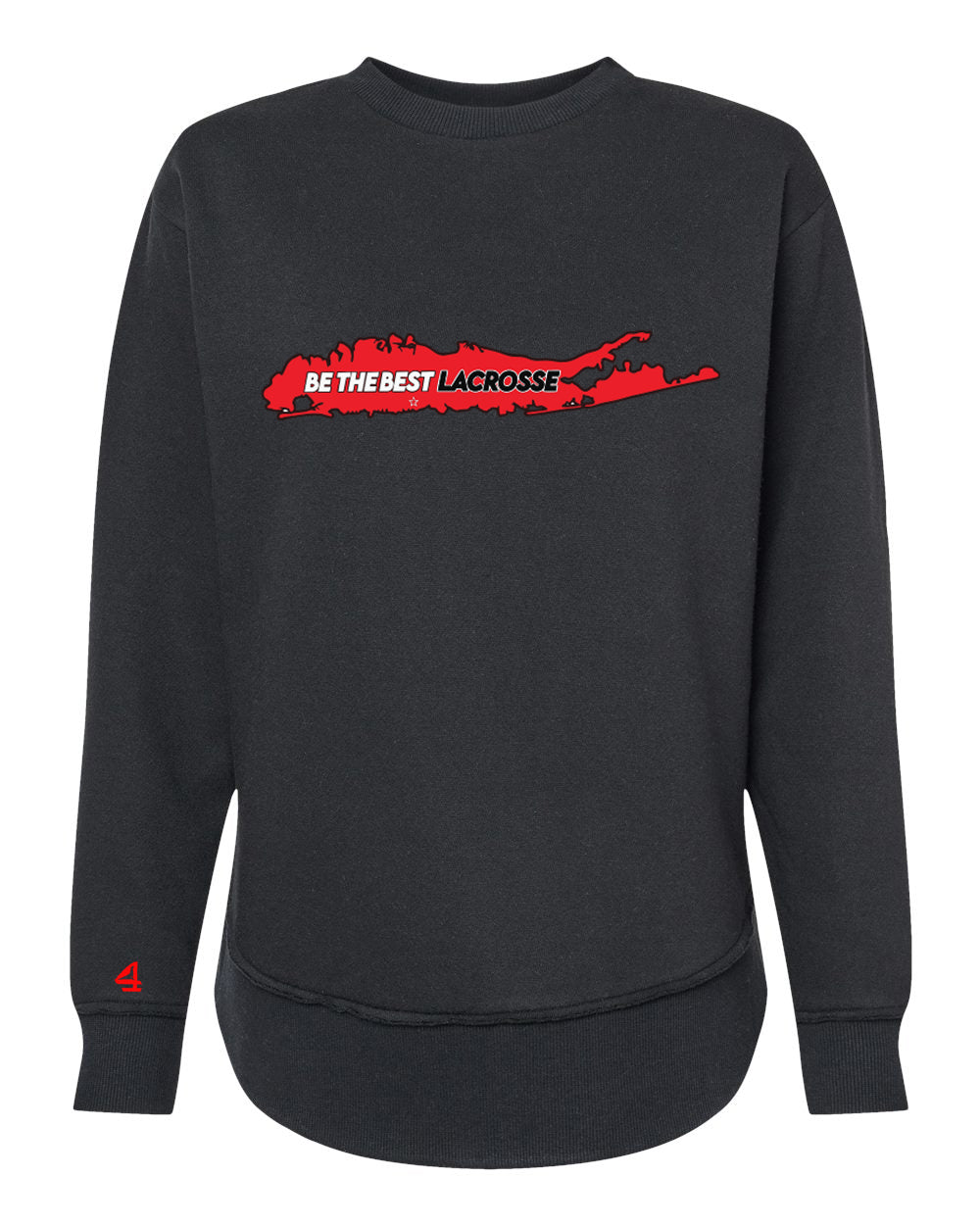 BTB "Be the Best"  Boys Team Women's Weekend Fleece Crewneck Sweatshirt
