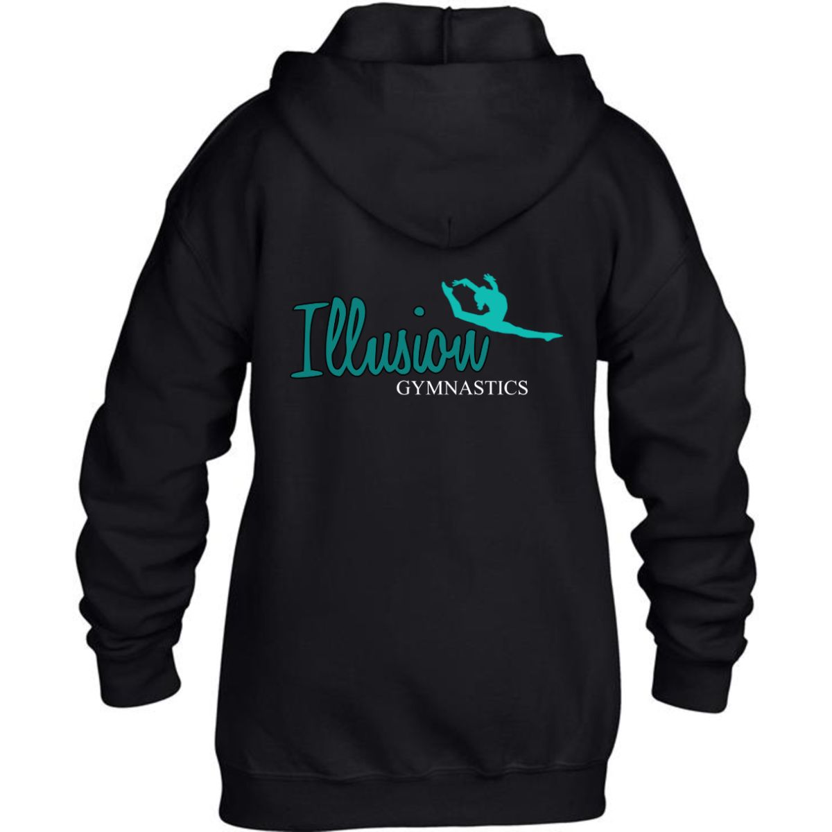 Illusion Gymnastics Youth Heavy Blend Full-Zip Hood