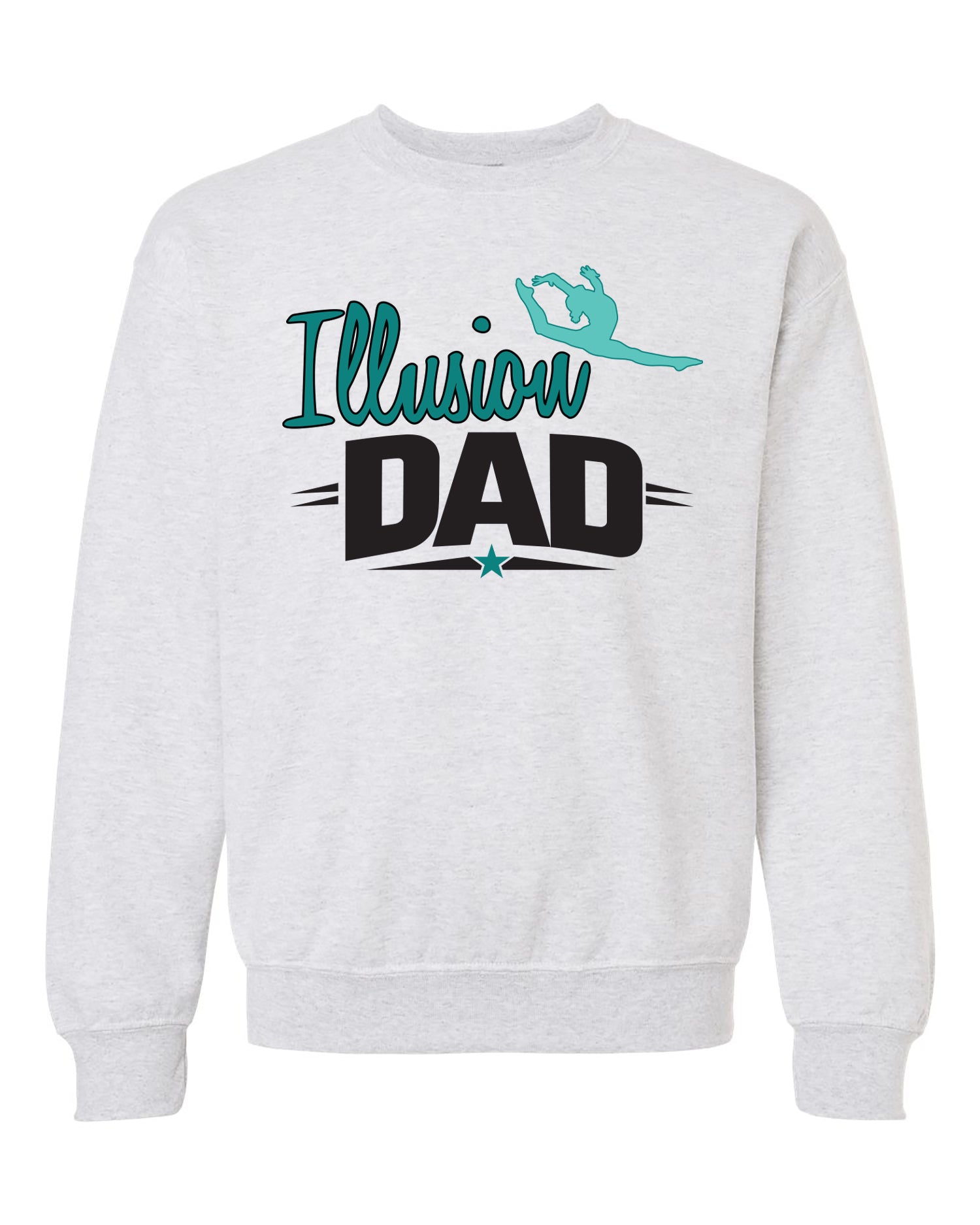 Illusion Gymnastics Dad Crewneck