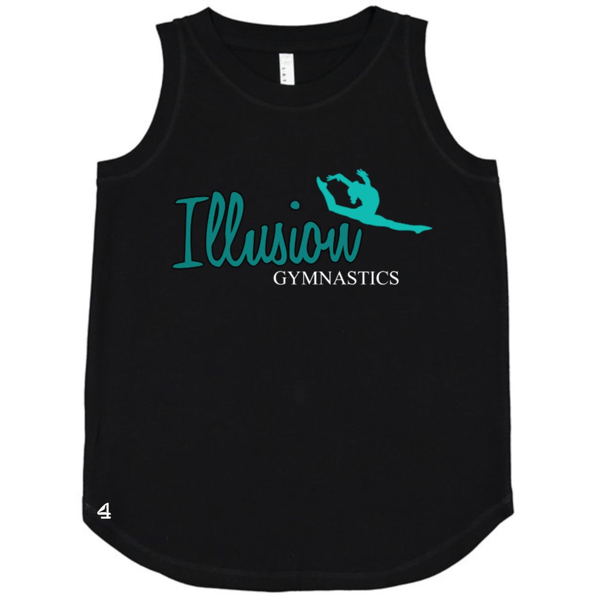 Illusion Gymnastics Relaxed Tank