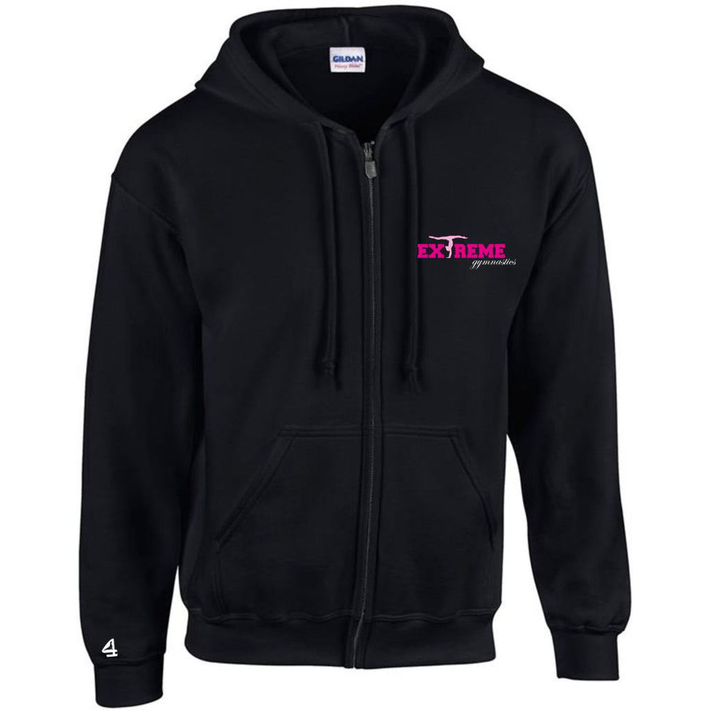 Extreme Gymnastics ADULT Full-Zip Hood