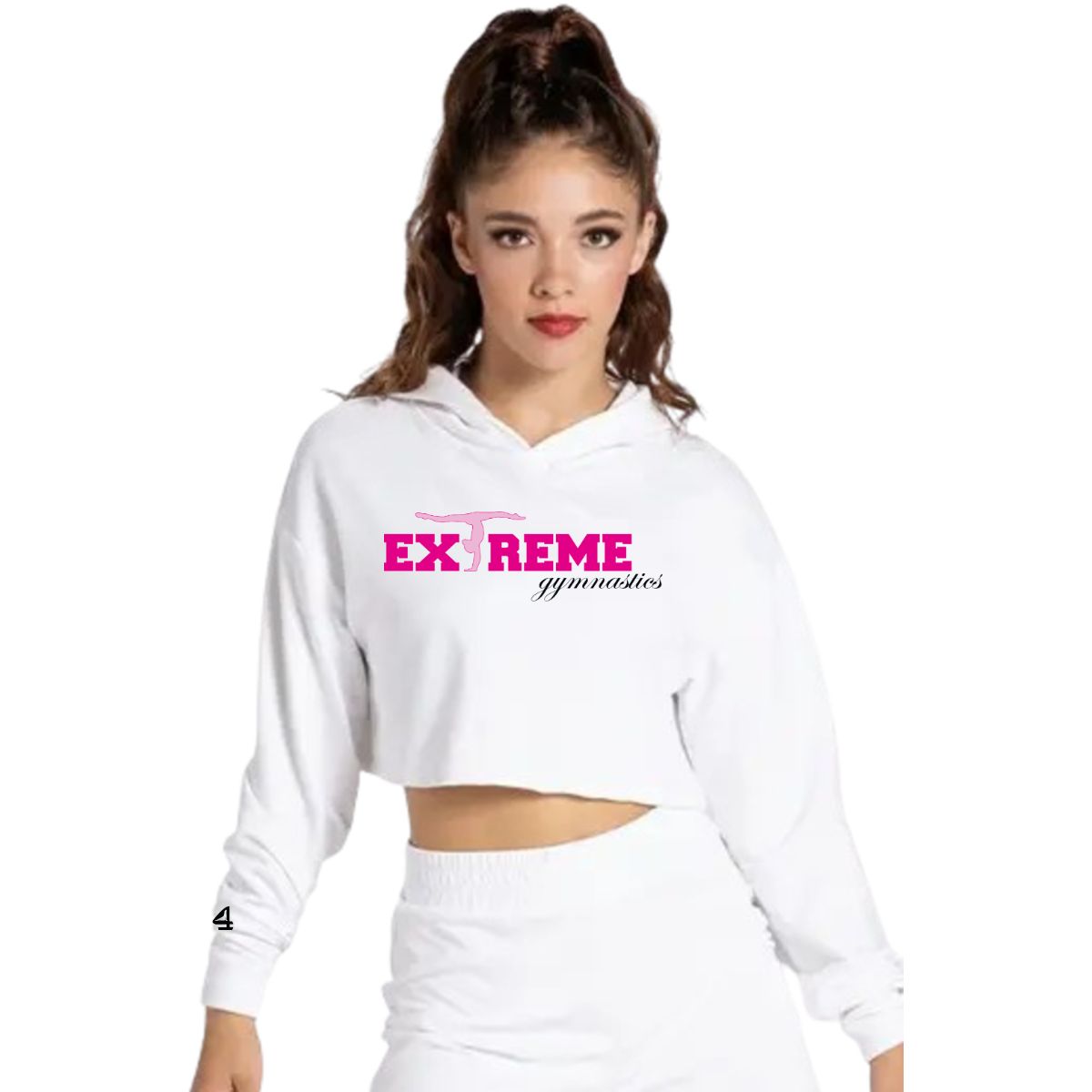 Extreme Gymnastics Youth Long Sleeve Cropped Hoodie