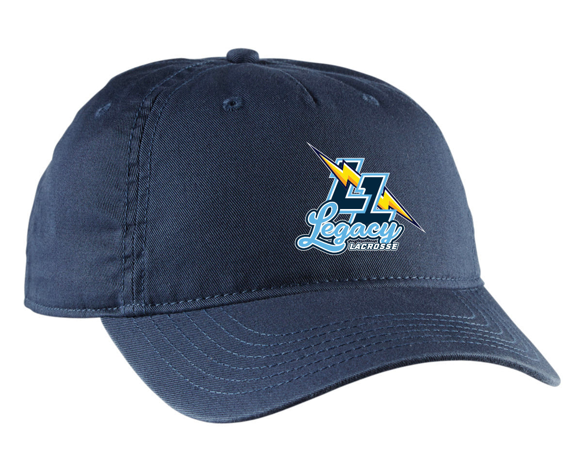 Lightning Legacy Lacrosse Embroidered Baseball Cap