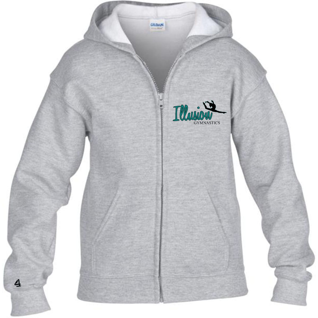 Youth Heavy Blend Full-Zip Hood