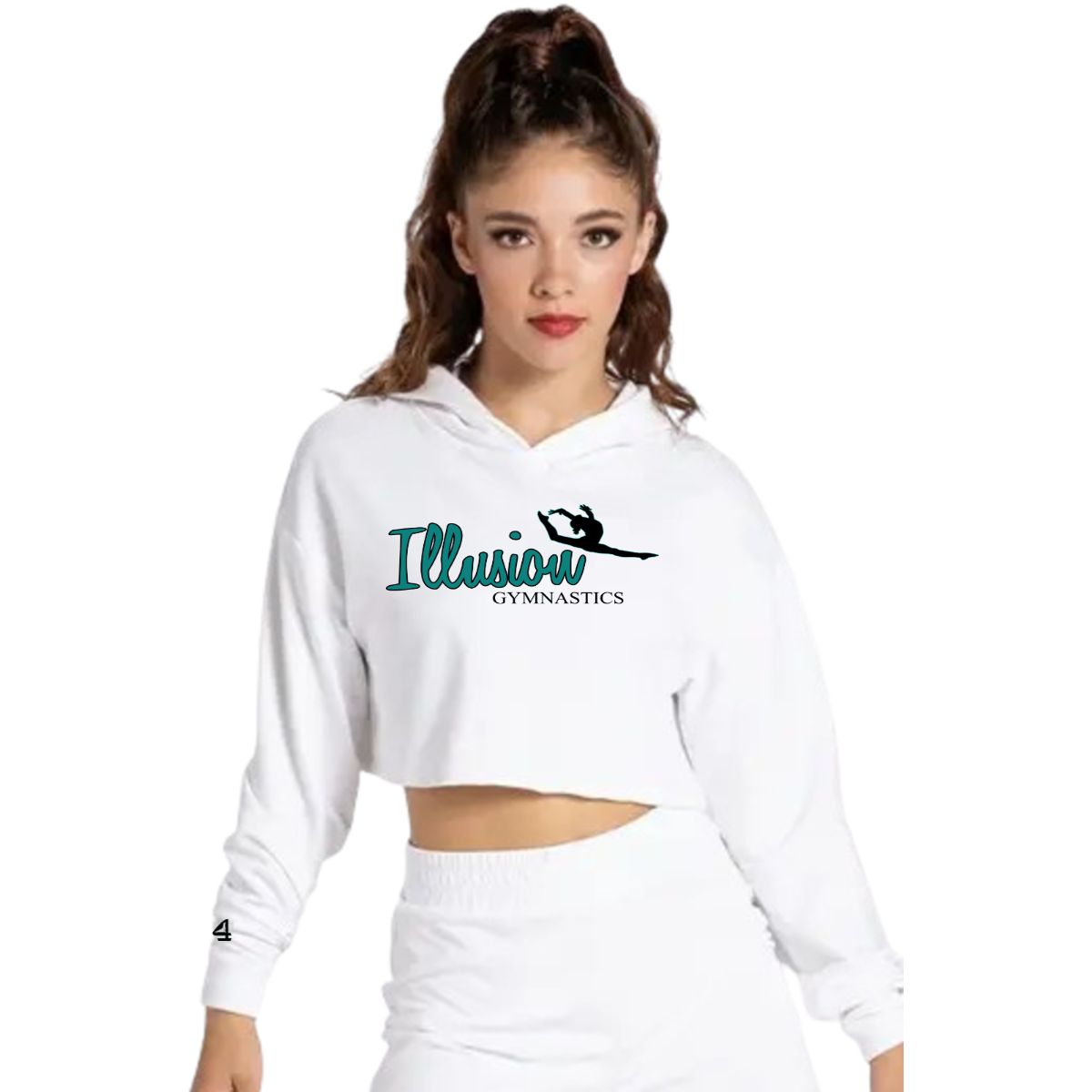 Youth Long Sleeve Cropped Hoodie