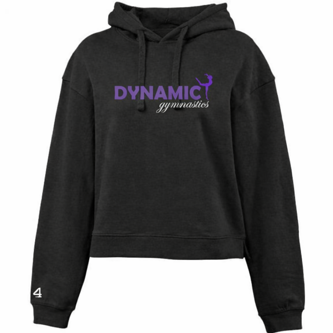 Dynamic Gymnastics Adult Crop Fleece Hoodie