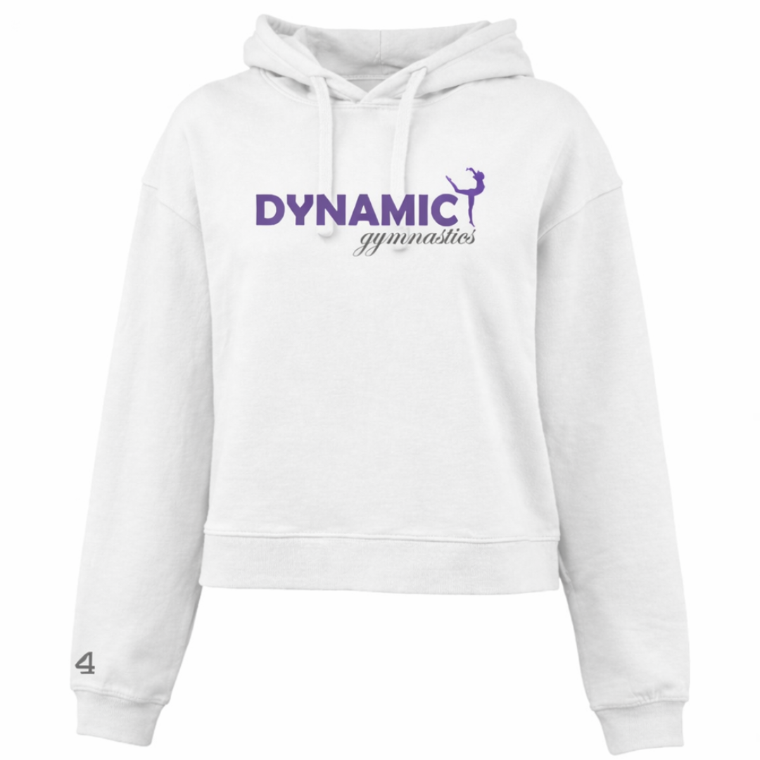 Dynamic Gymnastics Adult Crop Fleece Hoodie