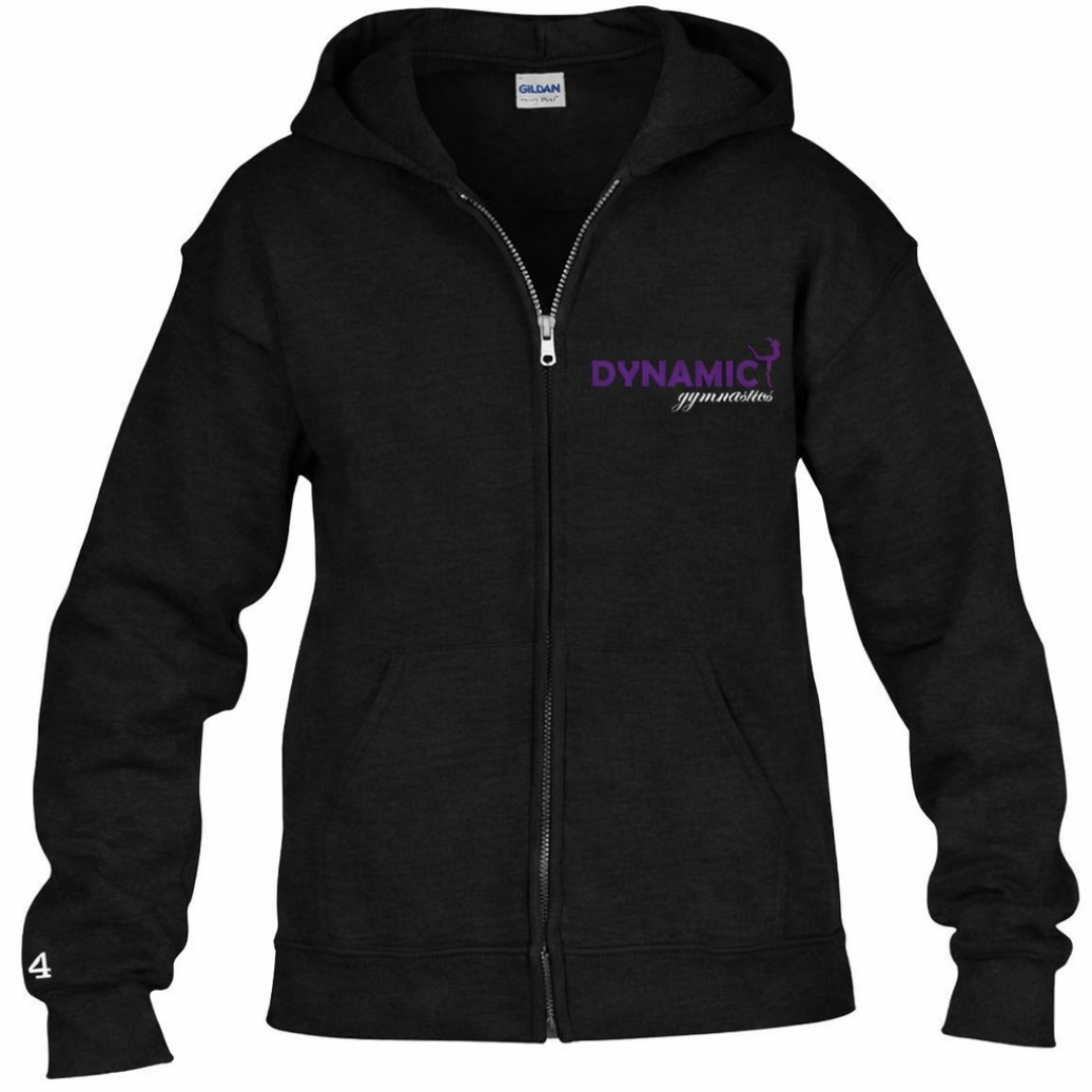 Dynamic Gymnastics Youth Heavy Blend Full-Zip Hood