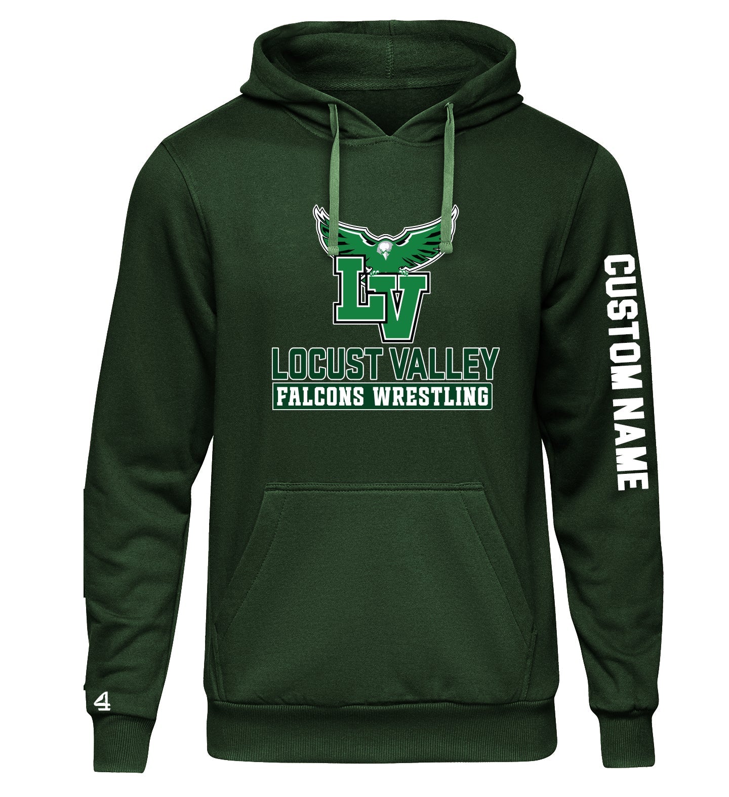 Locust Valley Falcons Wrestling Team Spirit Hoodie