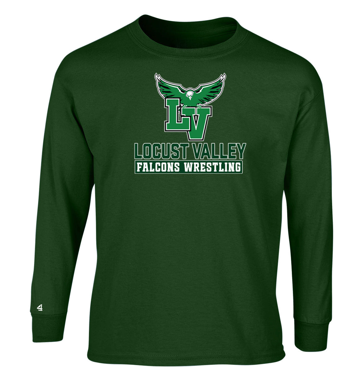 Locust Valley Falcons Wrestling Long Sleeve T-shirt