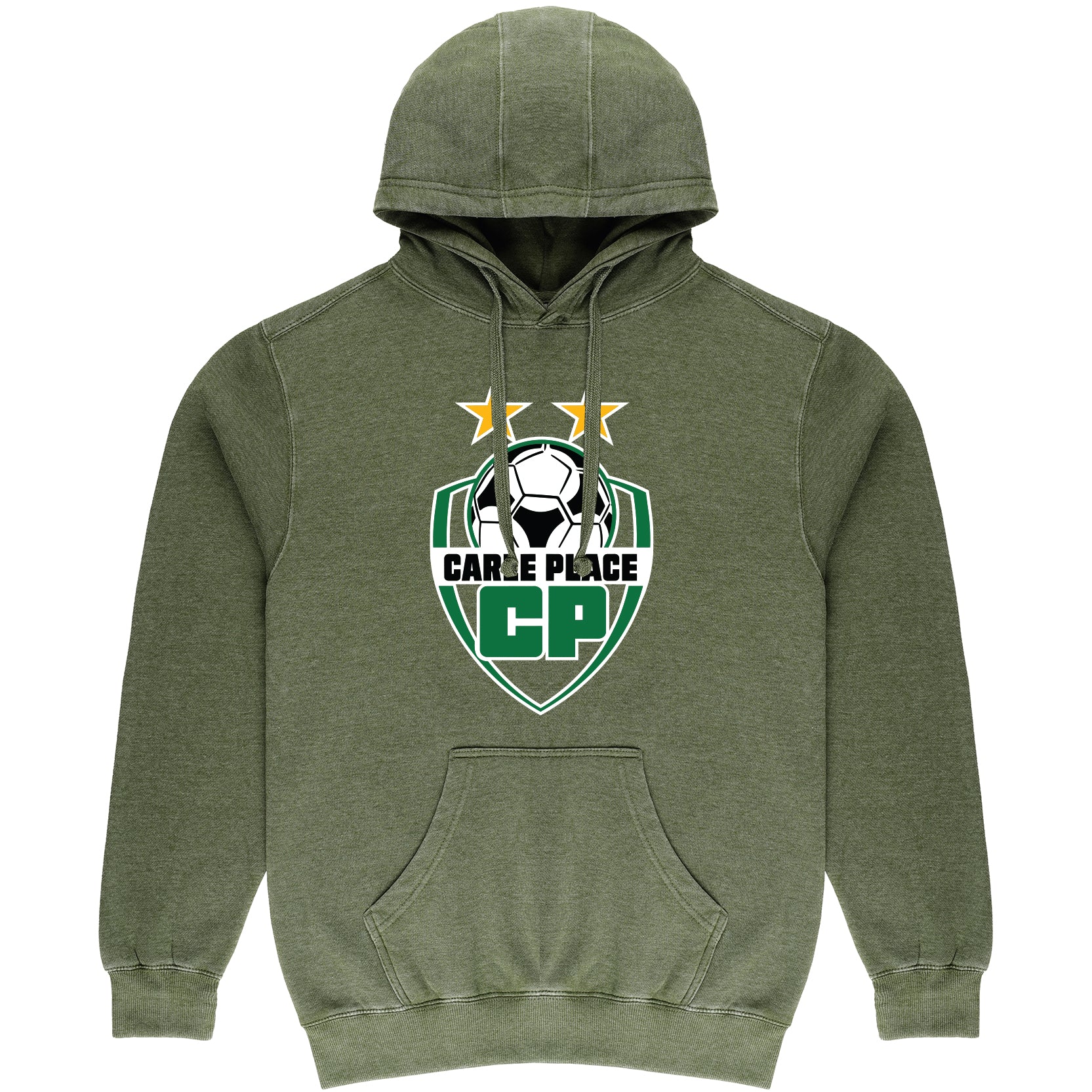 Carle Place Soccer Vintage Hoodie